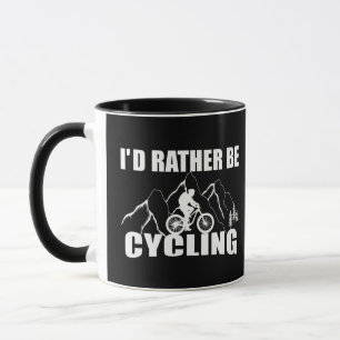 Caneca Presente engraçado de ciclismo com citação