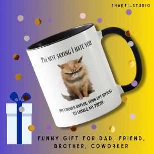 Caneca Presente engraçado de piada para aniversário do me