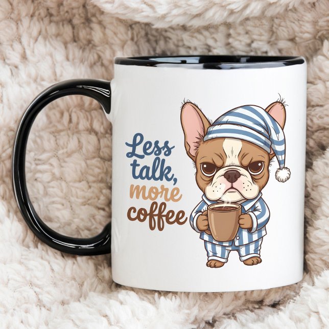 Caneca Presente engraçado do Bulldog Francês para amantes (french bulldog mama coffee mug)