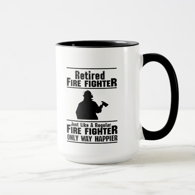 Caneca Presente engraçado principal aposentado do homem (Direita)