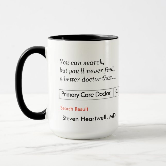 Caneca Presente feito sob encomenda para o doutor da (Esquerda)