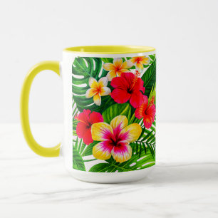 Caneca Presente Floral Tropical