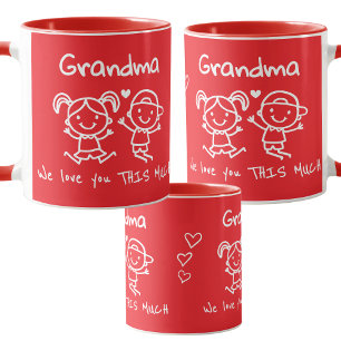 Caneca Presente Gráfico Divertido de Natal - Amor por Voc