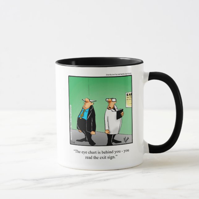 Caneca Presente Humor Mug Opticista (Direita)
