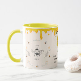 Caneca Presente Inspirador para Amantes de Abelhas e Mel 