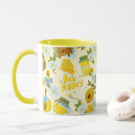 Caneca Presente Inspirador para Amantes de Abelhas e Mel 