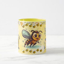 Caneca Presente Inspirador para Amantes de Abelhas e Mel 
