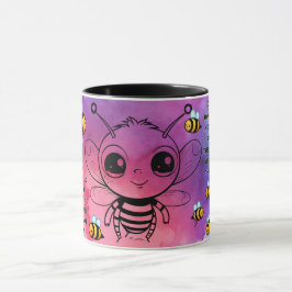 Caneca Presente Inspirador para Amantes de Abelhas e Mel 