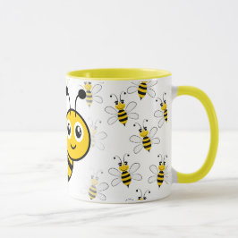 Caneca Presente Inspirador para Amantes de Abelhas e Mel 