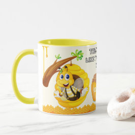 Caneca Presente Inspirador para Amantes de Abelhas e Mel 