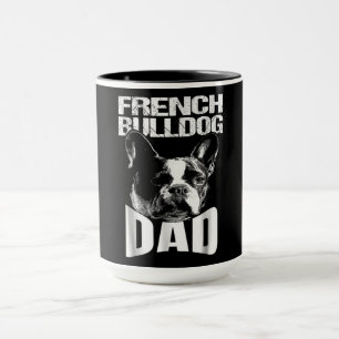 Caneca Presente no cão Pai francês Bulldog