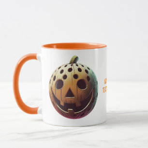 Caneca Presente no Halloween do picleballer Pumpkin Pickl