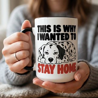 Caneca Presente para Amante de Cachorro Dalmatiano Antiss