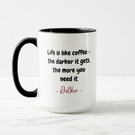 Caneca Presente para Amante de Café | Nome Personalizado