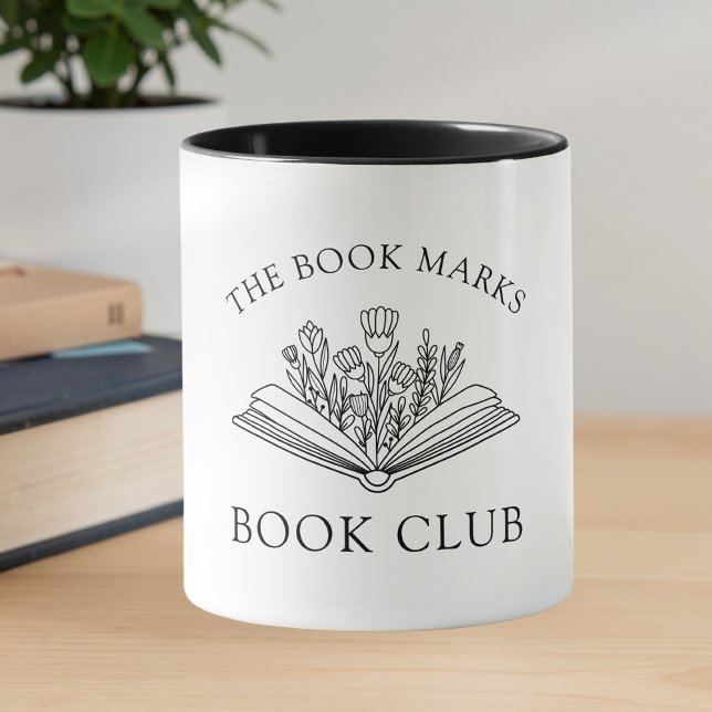 Caneca Presente para Amante de Leitura de Clube do Livro (Criador carregado)