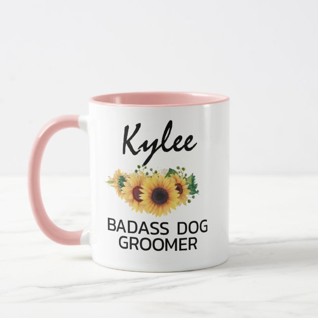 Caneca Presente Para Cão-Groomer Cão-Groomer Cachorro (Esquerda)