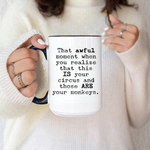 Caneca Presente para Chefe, aquele momento terrível quand