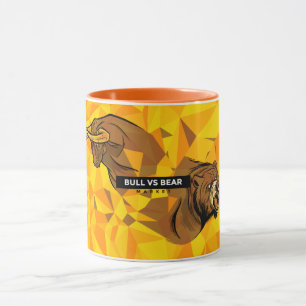 Caneca Presente para Day Traders - Mercado de Alta e Baix