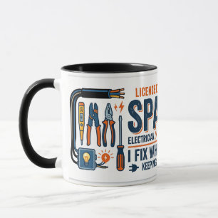 Caneca Presente para Eletricistas Sparky