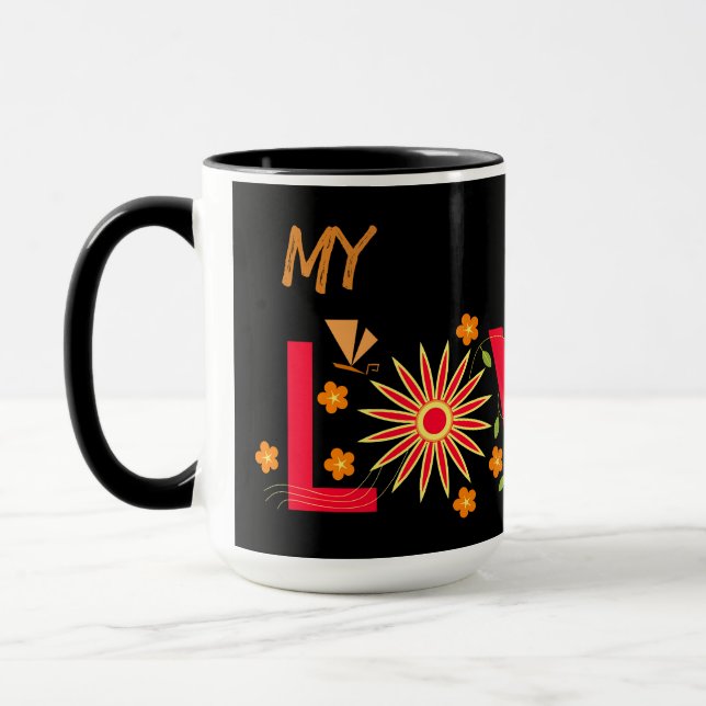 CANECA PRESENTE PARA MÃE, IRMÃ, FILHA, AMIGO, NAMORADA (Esquerda)