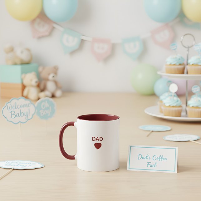 Caneca Presente para Novo Pai Est 2026 Pai Esperado Café  (Criador carregado)