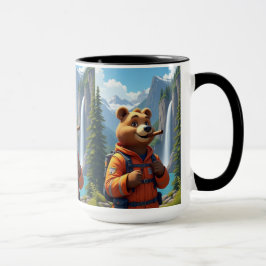 Caneca Presente para os primeiros respondedores, bear e a