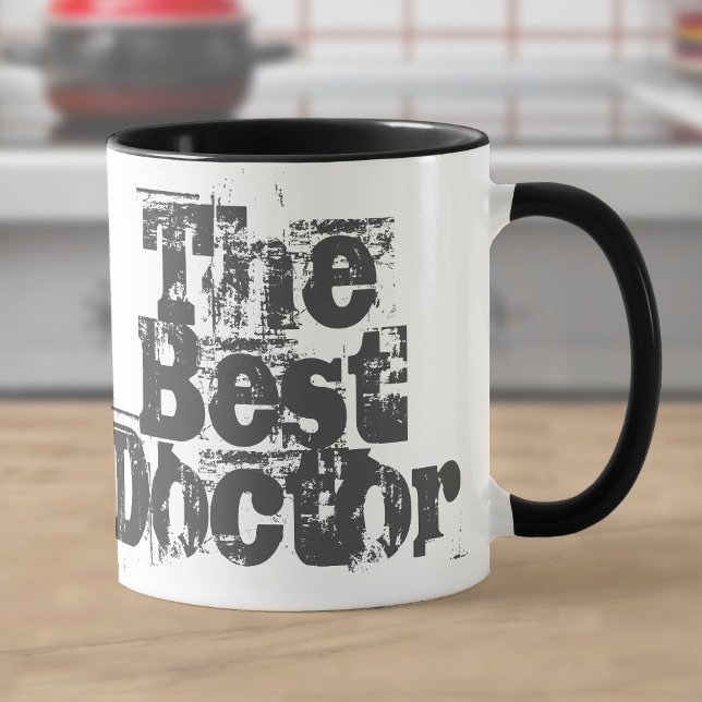 Caneca Presente para um doutor - Mug de café de dois tons (Criador carregado)