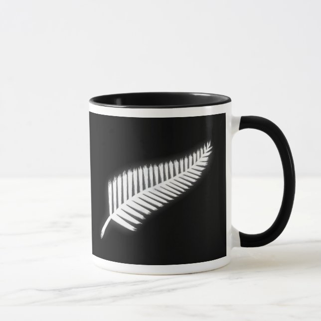 Caneca Presente Patriótico Nacional Emblema Fern da NZ Si (Direita)