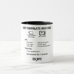 Caneca Presente Perfeito/ Receita de Bolo de Chocolate Qu
