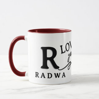 Caneca & Presente Personalizado com Inicial e Nome