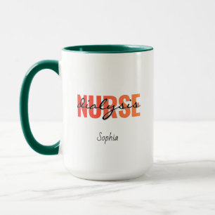 Caneca Presente Personalizado com Nome para Enfermeira de