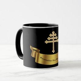 Caneca Presente Personalizado Cruzado da Igreja Maronita