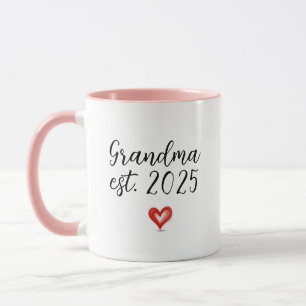 Caneca Presente Personalizado Da Avó, Nova Avó, Est. 2025