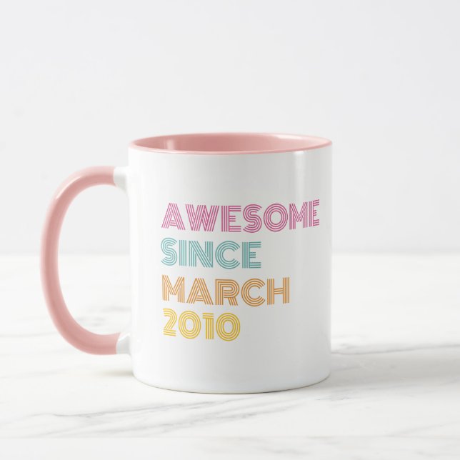 Caneca Presente Personalizado de 16º Aniversário  (Esquerda)