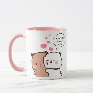 Caneca Presente personalizado de Casal Bubu e Dudu Mug