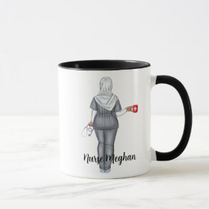 Caneca Presente personalizado de enfermeira LPN (muçulman