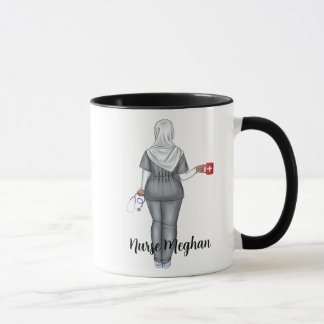 Caneca Presente personalizado de enfermeira LPN (muçulman