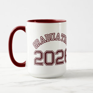 Caneca Presente Personalizado de Formatura (Vermelho)