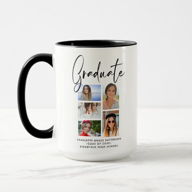Caneca Presente Personalizado de Graduação com Múltiplas  (Esquerda)