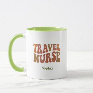 Caneca Presente Personalizado de Novo Emprego para Enferm