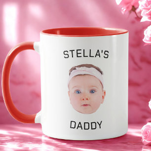 Caneca Presente personalizado de Pai de fotografia do ros