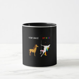 Caneca Presente personalizado de sinalizador de arco-íri