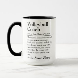 Caneca Presente Personalizado Definição de Treinador de V