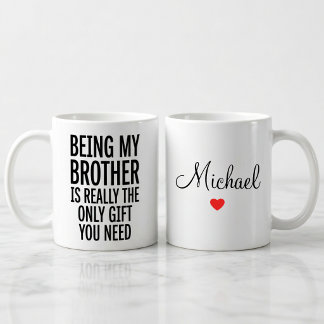 Caneca Presente Personalizado Divertido para Irmão