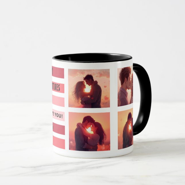 Caneca Presente Personalizado do Dia dos Namorados (Frente Esquerda)