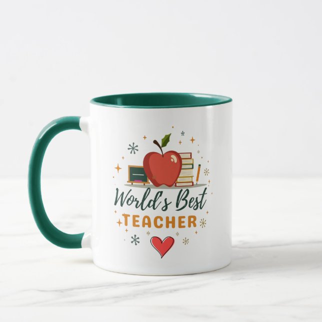 Caneca Presente Personalizado do Dia dos Professores para (Esquerda)