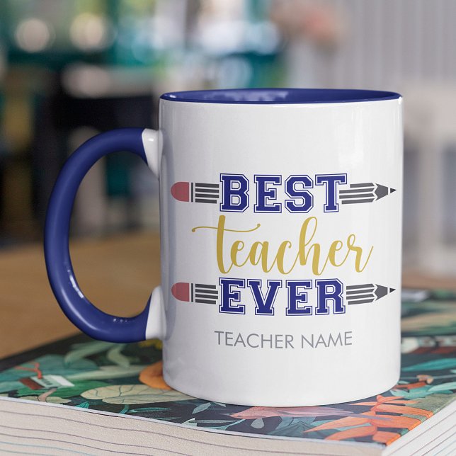 Caneca Presente Personalizado Melhor Professor de Todos o (Criador carregado)