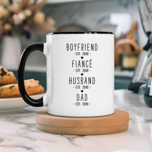 Caneca Presente Personalizado para as Conquistas do Papai