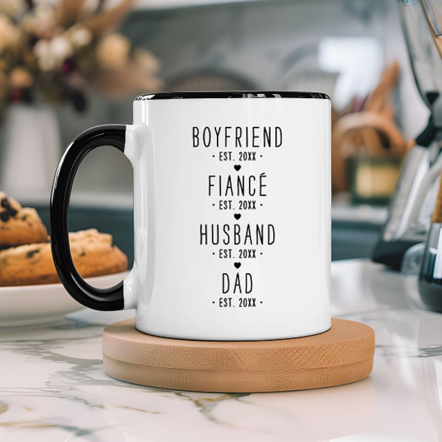 Caneca Presente Personalizado para as Conquistas do Papai (Criador carregado)
