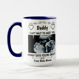 Caneca Presente Personalizado Para Novo Pai De Bebê Não N